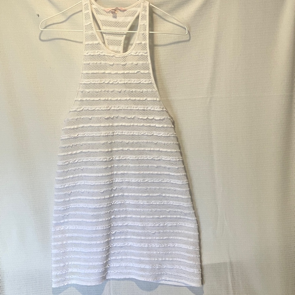 Victoria's Secret White Crochet Top